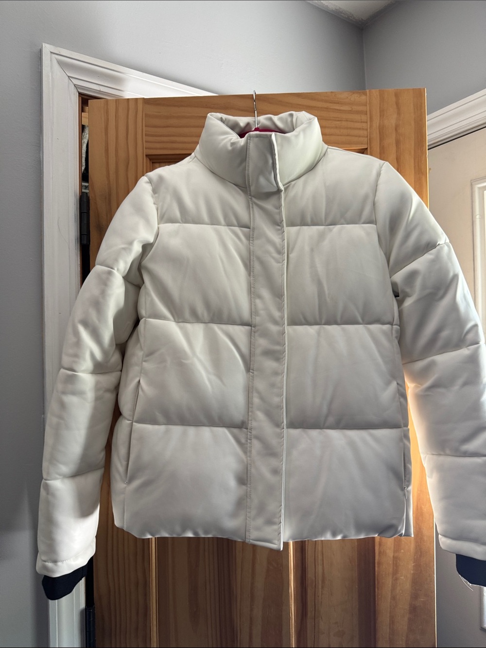 Marc New York White Quilted Puffer Jacket